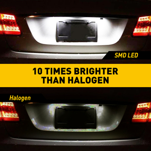 ไฟป้ายทะเบียน LED สีขาวเหมาะสำหรับ Acura Honda Gen Honda Sedan เป็นต้น2แพ็ค18 SMD Xenon ขาว - Product Image 5