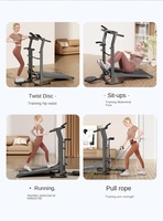 Tapis roulant mécanique pliable professionnel pour intérieur, affichage numérique, équipement de fitness pour usage domestique, construction en acier, programme d'exercices