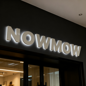 Enseigne commerciale personnalisée en lettres 3D avec éclairage pour mur, signalétique lumineuse, lettres en relief 3D rétroéclairées par LED, logo en lettres en relief 3D - Product Image 6