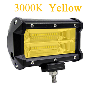 5.2 pouces 72W A MENÉ LA Barre Légère De Travail MENÉE Hors Route Lumières D'inondation IP67 Antibrouillards pour Camion - Product Image 3