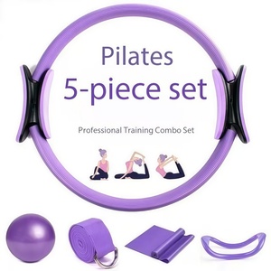 Nouvel ensemble <span class=keywords><strong>de</strong></span> fitness transfrontalier 13 pièces pour <span class=keywords><strong>l</strong></span>'exercice à domicile : équipement <span class=keywords><strong>de</strong></span> yoga pour débutants et accessoires <span class=keywords><strong>de</strong></span> <span class=keywords><strong>Pilates</strong></span> (cercle) – Nouveau produit - Product Image 4