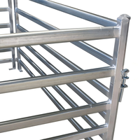 Panneaux de clôture en acier galvanisé haute résistance, écologiques, pour enclos d'animaux de ferme, clôture portable pour moutons, enclos pour bétail
