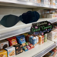 Étiquette de prix promotionnelle en PVC transparente en forme de poisson pour vitrines de magasins de détail