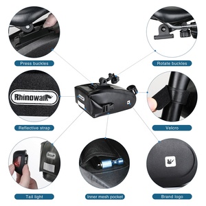 RHINOWALK-Sac de Selle de Vélo de Route pour VTT Sous le Siège, Sac de Sport, Queue de Vélo, Sac de Rangement - Product Image 6