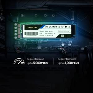 PCIe 4 0 X4 NVMe M 2 SSD 512GB 1TB 2TB 5300MBs 4700MBs baca tulis untuk Workstatio - Product Image 4