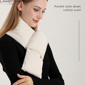 Écharpe longue et épaisse en polyester de style coréen pour femme et homme, accessoire d'hiver chaud de la marque Landfond - Product Image 2