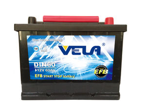 Batería de parada de estrella para coche, 12V, 60Ah, AGM, DIN60 - Product Image 2