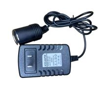 Adaptateur secteur 220V vers 12V2A, convertisseur allume-cigare voiture-prise domestique, convertisseur pour ventilateur de voiture, alimentation à découpage 24W