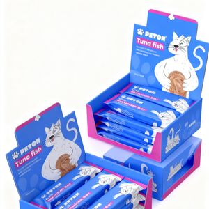 กล่องโชว์แม่เหล็กพับได้สำหรับสัตว์เลี้ยงถาดพร้อมปิดทำจากกระดาษคราฟท์เคลือบซิการ์สำหรับ<span class=keywords><strong>ร้าน</strong></span>ค้าปลีกรีไซเคิลโลโก้ได้ตามต้องการ - Product Image 2