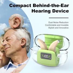 2024 New Trend Hearing Aids Rechargeable Programable Blue-tooth Wireless Ear Hearing Aid For Seniors Deafness