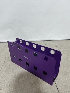 Phụ kiện nhỏ một phần túi bảng-TOP trượt hiển thị đứng màu tím kim Loại hiển thị giá pin dễ dàng đặt và đi xuống - Product Image 3