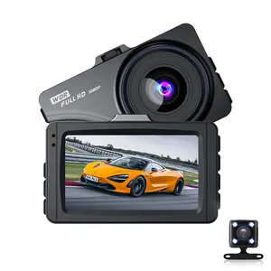 Dash Cam 1080P kamera Full HD untuk mobil, g-sensor layar LCD 3 inci penglihatan malam rekaman Loop perekam mengemudi