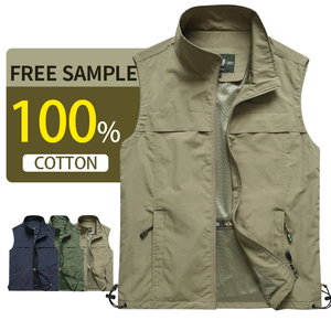 Nouvelle arrivée vente chaude hommes <span class=keywords><strong>été</strong></span> <span class=keywords><strong>gilet</strong></span> veste en gros <span class=keywords><strong>sans</strong></span> manches en nylon gilets Logo personnalisé polaire gilets pour vêtements actifs - Product Image 4