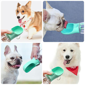 Bouteille d'eau portable 3-en-1 moderne et réglable pour chien, en plastique PET 300 ml, de haute qualité, brevetée, OEM/ODM, modèle 2026 - Product Image 5