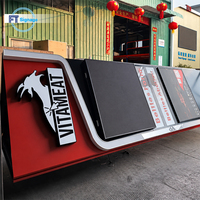 Panneau publicitaire LED personnalisé pour station-service, affichage des prix du carburant, totem publicitaire extérieur avec structure en acier