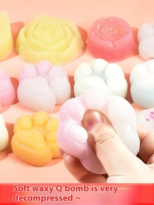 Kit de jouets anti-stress en silicone DIY unisexe, forme de boule, patte de chat, fait main, pour adolescents et adultes - Product Image 3