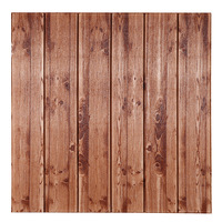 Autocollant mural en brique noire 3D, colle imperméable, papier peint pour la décoration de la cuisine, panneau mural, pas encore d'avis