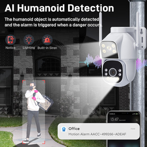 Regis Camhi Pro 4MP <span class=keywords><strong>IP</strong></span> <span class=keywords><strong>Camera</strong></span> ống kính kép Màn hình kép phát hiện con người ngoài trời không thấm nước Mạng an ninh wifi 4G máy ảnh - Product Image 4