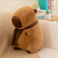 Jouets en peluche doux et moelleux à motif personnalisé, animaux Capybara, 15 pouces (45-50 cm), pour la fourniture de prix pour machines à griffes et les lieux de jeux