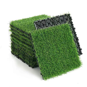 Tapis d'<span class=keywords><strong>herbe</strong></span> synthétique détachable 30 mm, gazon artificiel d'extérieur avec base pour la décoration <span class=keywords><strong>de</strong></span> jardin et <span class=keywords><strong>de</strong></span> toit - Product Image 3