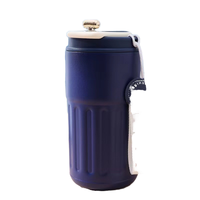 Nouvelle Tasse de Voyage Isotherme en Acier Inoxydable Anti-Fuite 410 ml à Double Paroi pour Café, Cuisine, Bureau, Intérieur - Modèle 2024