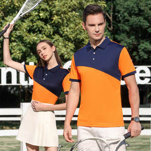 Chemises polo en polyester 100% coupe ajustée pour hommes et femmes T-shirt de travail en maille sténopé avec impression par sublimation respirante à séchage rapide - Product Image 3