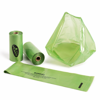 Bolsas para excrementos de perros, gruesas, con control de olores, en rollos fáciles de rasgar para la limpieza diaria de mascotas al aire libre