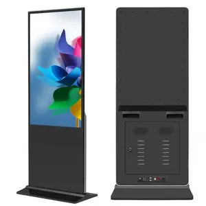 Touch Screen Floor Standing kiosk/kiosks/Advertising Player Android LCD Digital Signage and Displays with Background Software