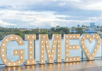 Lettres lumineuses néon personnalisées pour mariage, anniversaire, décoration de fête, enseigne 3FT/4FT, lettres chiffres/alphabets, utilisation extérieure, entreprises, centres commerciaux