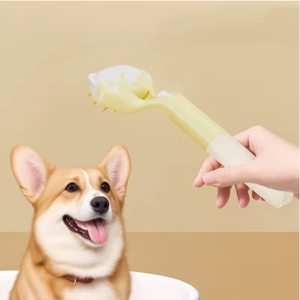 Cepillo de Silicona Suave para Baño de Mascotas con Boquilla 3 en 1, Cepillo Multifuncional de Silicona para Perros, Herramienta Portátil de Aseo para Mascotas - Product Image 5
