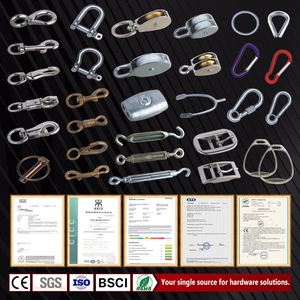 ブラックHKスタイル1 "スチールスリングクリップスプリングスナップフックプレーン表面 - Product Image 5