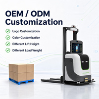 Robot Stacker Otomatis 2 Ton High Lift Canggih dengan Integrasi WMS dan Penumpukan Otomatis untuk Transportasi Barang