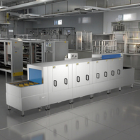 Lave-vaisselle industriel automatique pour cuisines de restaurants commerciaux