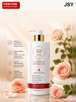 Gel Douche Éclaircissant et Hydratant à l'Acide Kojique Marque Blanche, Nettoyage en Profondeur, Parfum Floral, Soin Corporel 500mL OEM ODM