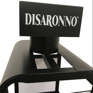 Logo <span class=keywords><strong>de</strong></span> panneau en métal imprimant le support d'affichage <span class=keywords><strong>de</strong></span> tailles personnalisées noires fortes pour le <span class=keywords><strong>vin</strong></span> et les boissons - Product Image 4