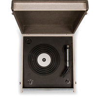 Cvnc — lecteur d'enregistrement en bois et vinyle, avec jambes détachables