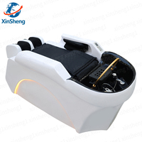 Chaise de shampooing électrique de luxe peut masser le dos et les jambes peut être personnalisé tête de couleur équipement de spa Chaise de shampooing pour salon
