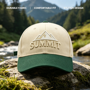 Gorra <span class=keywords><strong>de</strong></span> béisbol ajustable <span class=keywords><strong>de</strong></span> algodón lavado bicolor con bordado 3D <span class=keywords><strong>de</strong></span> montaña para camping, senderismo y pesca con gráfico <span class=keywords><strong>de</strong></span> montaña - Product Image 3