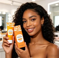 Gel exfoliant pour le visage à l'enzyme de levure d'orange POUQUR, nettoyage en profondeur et hydratation, gommage facial pour tous les genres