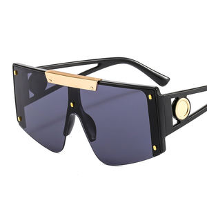 NWOGLSS 7158 nouveau carré grand cadre coloré PC lunettes de soleil en plein air <span class=keywords><strong>2021</strong></span> - Product Image 2