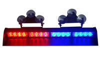 Luz led estroboscópica de emergencia para el interior del coche, barra de luz de advertencia para el salpicadero del vehículo