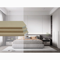 Panneau en nid d'abeille en aluminium SPC imperméable, ignifuge, léger, insonorisant pour murs et meubles
