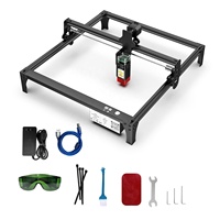 BLUETIMES Fácil instalación 5W 10W Precio Mini Cnc Madera Papel Plástico Acrílico Máquina de grabado