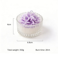 Lilin Aromaterapi Bunga Kedelai Buatan Tangan Modern Desain Mawar Peony Daisy Ramah Lingkungan Dekorasi Rumah Hari Ibu Tahun Baru