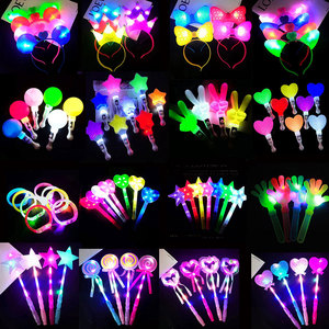 Chất Lượng Cao <span class=keywords><strong>LED</strong></span> Glow-in-The-Dark Cổ Vũ Gậy Đảng Cosplay Đồ Chơi Với Ánh Sáng Nhấp Nháy Cho Lễ Phục Sinh Ramadan Năm Mới Lễ Kỷ niệm - Product Image 4