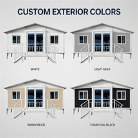 Rumah Kontainer Mewah yang Dapat Diperluas 20ft 30ft 40ft 3 Kamar Tidur Villa Modular Prefabrikasi CE ISO9001 Produsen OEM/ODM AS Eropa