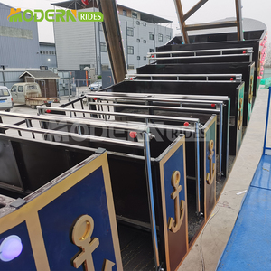 Modelo Moderno de Barco Pirata Personalizado, Equipo para Parque de Atracciones, Fibra de Vidrio y Acero, 16 Pasajeros, Todas las Edades - Product Image 5
