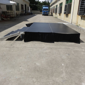 Aluminum portable <b>stage</b> <b>platform</b> four legs <b>stage</b> for school events - Product Image 1