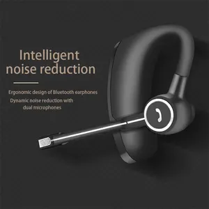 Bluetooth PTT Tai nghe không dây Tai nghe rảnh tay Earbuds với Mic Tai nghe tai nghe Tai nghe duy nhất cho Walkie Talkie đài phát thanh