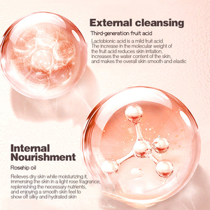 OEM Marque privée Soins de la peau naturels Spa Exfoliant Dissolvant peaux mortes Hydratant Blanchissant <span class=keywords><strong>Rose</strong></span> Gel exfoliant pour le visage - Product Image 4